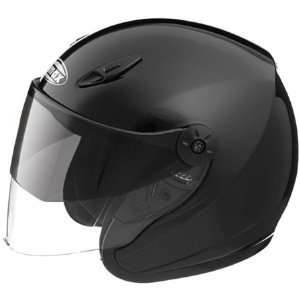 GMAX GM17 SPC Solid Open Face Helmet Small  Black 
