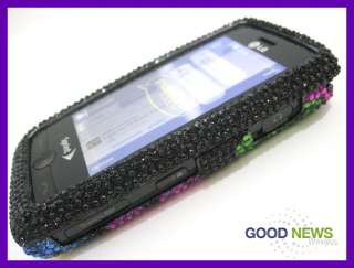   LG Rumor Touch LN 510   Flower Crystal Diamond Bling Case Phone Cover