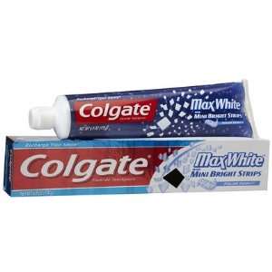 Colgate Max White Minty Sparkle Toothpaste with Mini Breath Strips 6 