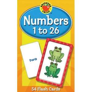   Brighter Child Flashcards Numbers 1 to 26   PreK 5