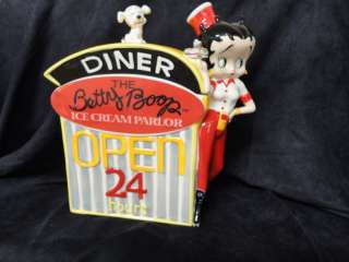 Betty Boop Diner Ice Cream Parlor Cookie Jar NEW  