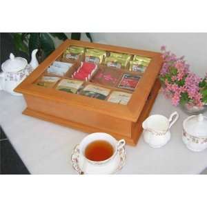  LARGE Fancy Tea Bag Chest Cabinet / Tea Bag Storage Box 