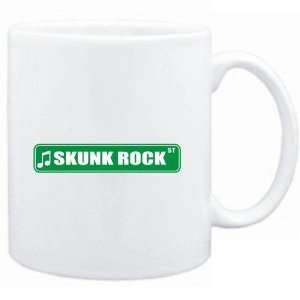  Mug White  Skunk Rock STREET SIGN  Music Sports 