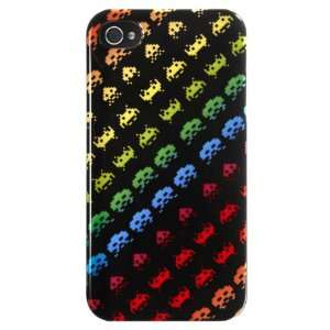  SPACE INVADERS iPHONE 4 IMD CASE BLACK&COLOUR  