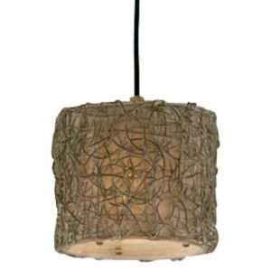   Rattan Pendant by Uttermost   R137101, Finish Chai