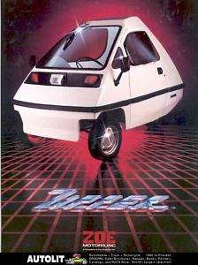 1982 ? Zoe Zipper 501 Microcar Brochure Honda 50  