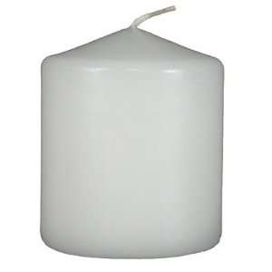   ) Discount Unscented White Pillar Candles Qty 12