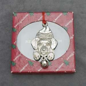    1999 Dog Silverplate Ornament by Reed & Barton