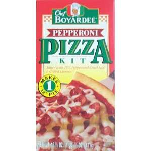Chef Boyardee Pep Pizza Kit   6 Unit Pack  Grocery 