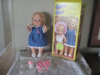 VINTAGE 1970S MATTEL BABY GROWS UP DOLL  