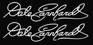 Dale Earnhardt Signature Nascar Die Cut Vinyl Decal  