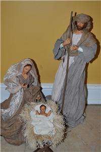 Raz Imports Nativity Scene Mary Joseph & Baby Jesus Made In 