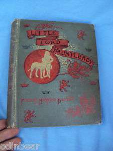 Antique LITTLE LORD FAUNTLEROY 1886 First Edition BOOK  