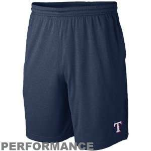  Nike Texas Rangers Navy Blue MLB Training Shorts Sports 