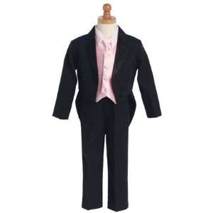 Baby or Toddler Boys Black White or Ivory Tuxedo with Color Change Ve