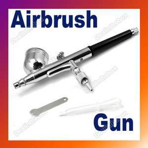 Spray DUAL ACTION Airbrush Gun Nail Art Paint Spray Gun Kit 0.3mm 