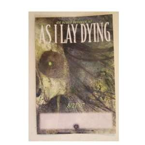 As I Lay Dying An Ocean Between Us Half Skull Poster 