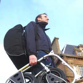 CarryFreedom City Folding Bicycle Cargo Trailer  