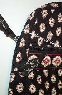 Vera Bradley Backpack In The  Classic Black  Pattern, Excellent 