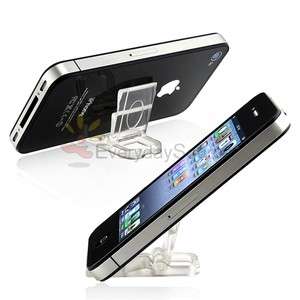 Clear Acrylic Stand Holder Mount For Verizon iPhone 4 G  