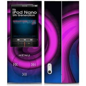  iPod Nano 5G Skin Alecias Swirl 01 Purple Skin and Screen 