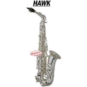  Hawk Student Silver Plated Alto Saxophone Outfit, WD S415 