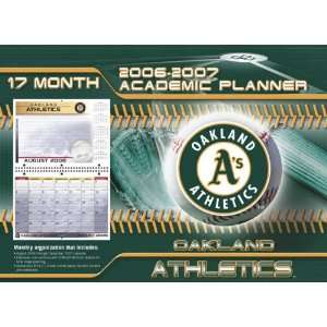  Oakland Athletics 8x11 Academic Planner 2006 07 Sports 