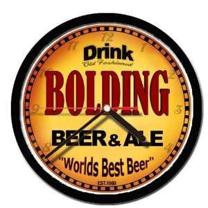  BOLDING beer and ale cerveza wall clock 