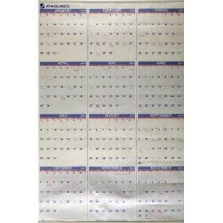AT A GLANCE Recycled Yearly Wall Calendar, Large Wall, 2012 (PM12 28)