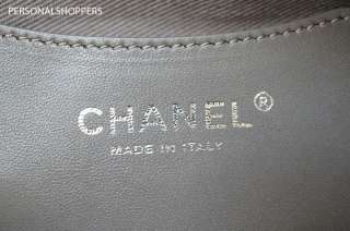 LOVELY CHANEL JUST MADEMOISELLE JM TAUPE CAVIAR LEATHER BOWLER BAG 