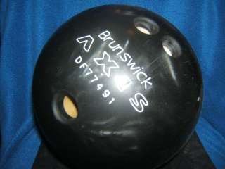   BLACK PEARL MARBLE SWIRL 16 POUND BOWLING BALL W@W RARE COLOR  