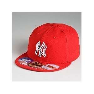 MLB New Era 5950 FITTED New York YANKEES 7 5/8 Stars & Stripes RED Hat 