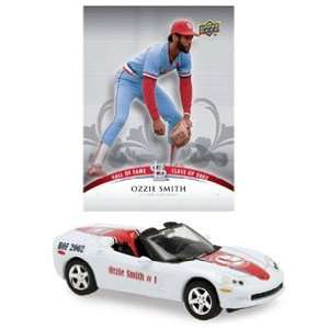  2008 MLB Chevy Corvette with HOF Trading Card   ST LOUIS 