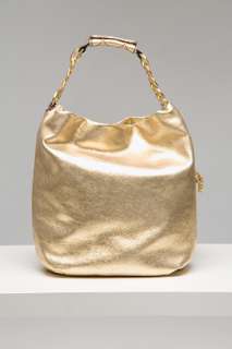 Juicy Couture Hobo Metallic Gold Shoulder Bag for women  