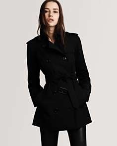 Burberry London Cropped Poplin Trench