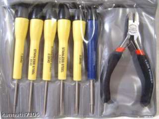 Task Force Precision Tool Set Hex Screwdrivers Pliers  