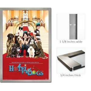  Silver Framed Hotel For Dogs Poster Cast Kids Movie Fr 