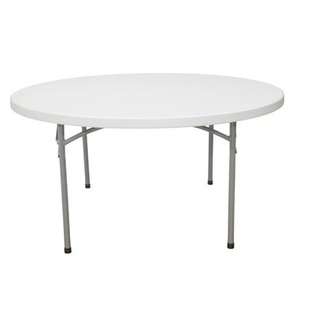 Advanced Seating Round Resin Folding Table2   Size 72 Diameter (Set 