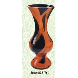 Saturn Vase Hand Blown Modern Glass Vase 