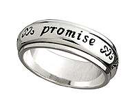 Irish Promise Spinning Ring  