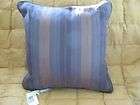 Plaid Stripe Gray Purple Tan Rachael Ray Quality Satin Pillow 16X16 
