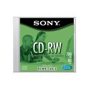  CD RW, Rewritable, 2 4X Speed, 80Min/700MB   Rewritable; 2 