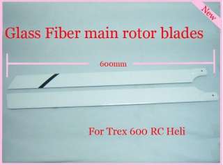   Fiber Main Rotor Blades,Trex 600 Electric Nitro RC Helicopter  