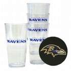 Boelter Baltimore Ravens Plastic Pint Glass Set