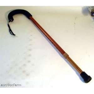  NEW Curved Handle Brown Adjustable Height Cane Strap APICAL MEDICAL 