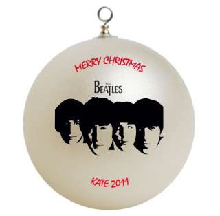 Personalized The Beatles Christmas Ornament Add Name  
