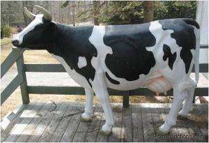 Life Size Giant Resin Like Cow Statue  