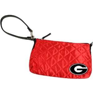  Little Earth Productions Georgia Bulldogs Quilted Wristlet 