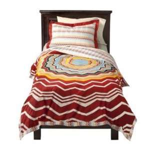   Missoni for Target Red Medallion Comforter and Sham   Twin Home