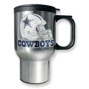  Dallas Cowboys 16oz Stainless Steel Travel Mug Jewelry